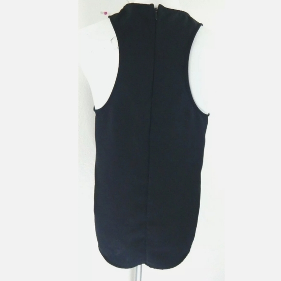 & Other Stories Black High Neck Tank - Picture 3 of 3